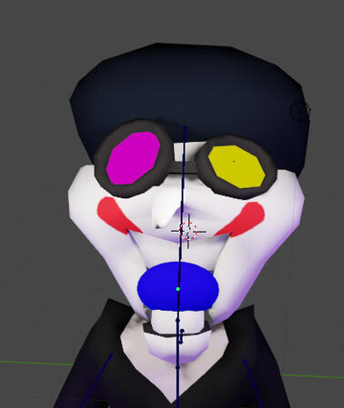 Spamton with a "Pipis" on his mouth